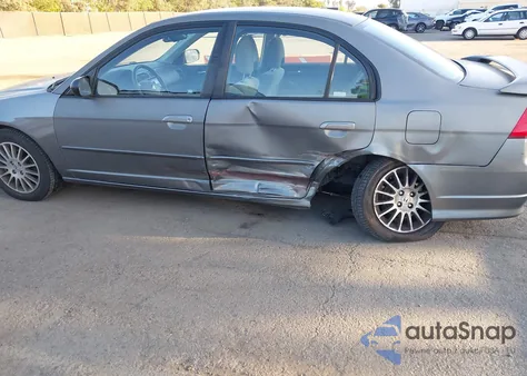 2005 Honda Civic Lx from USA, damaged, VIN 2HGES16595H613845